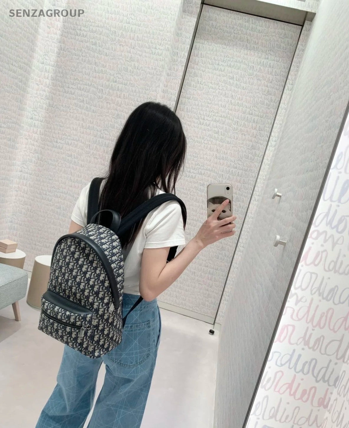 Christian Dior Oblique Rider Backpack PM Monogram Canvas Almost Brand New