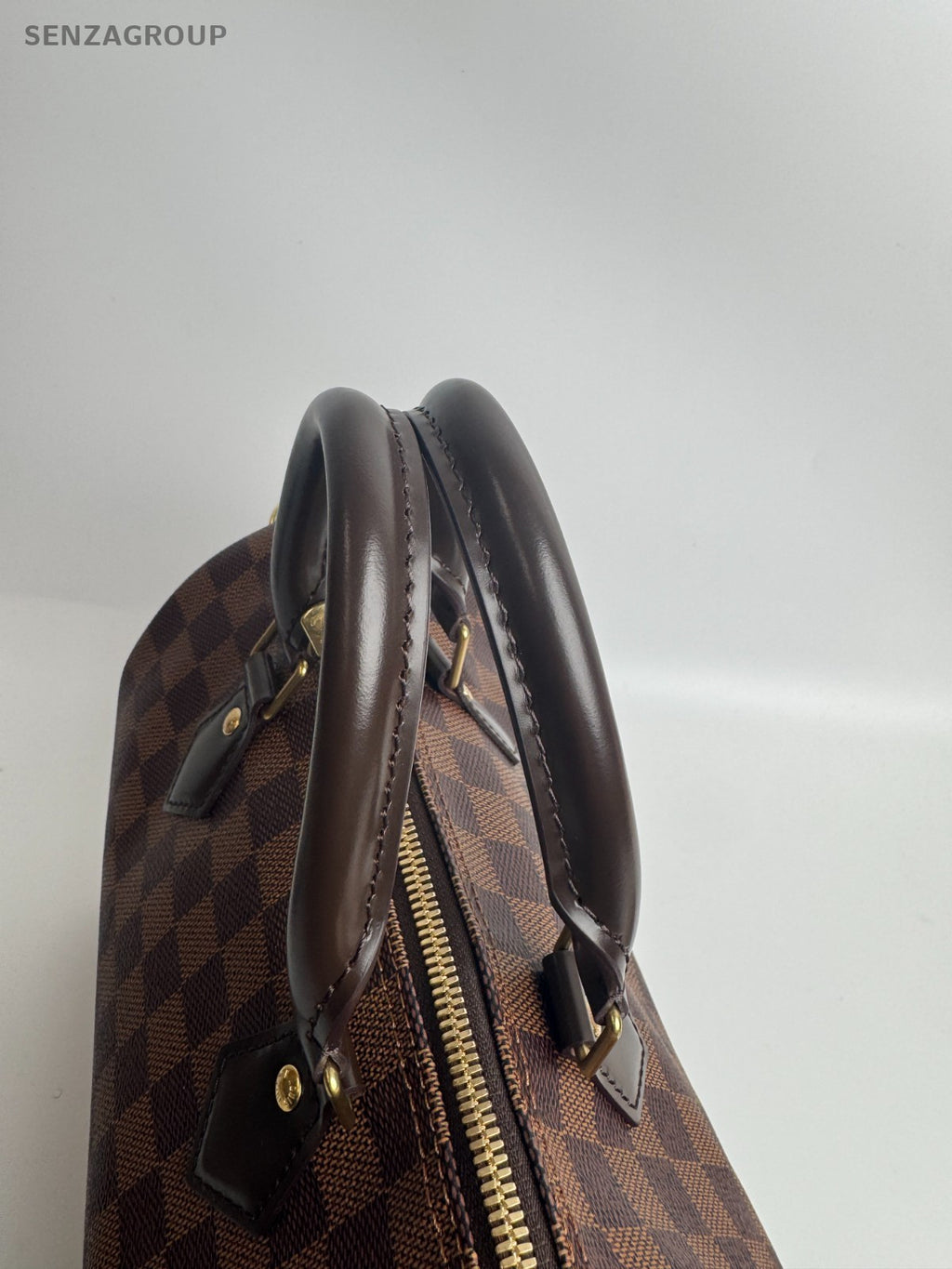 Louis Vuitton Speedy25 Damier Ebene 2WAY Shoulder Handbag Brown Women Classic
