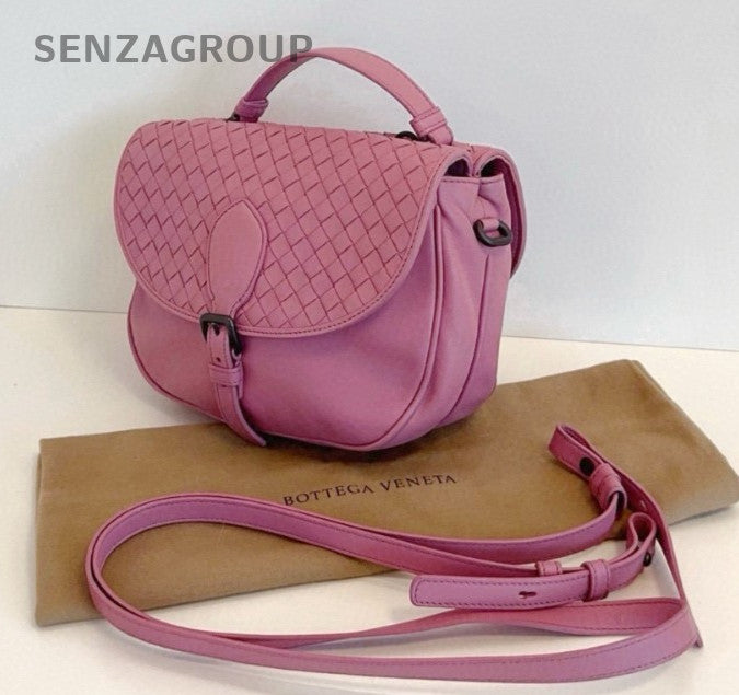 Bottega Veneta Classic Intrecciato Pink Shoulder bag Crossbody Almost brand NEW