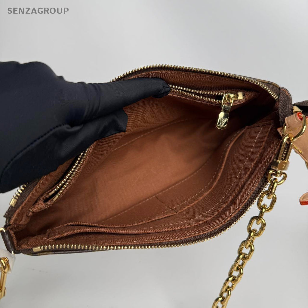 SJ0001 Louis Vuitton Pochette Monogram Canvas with Chain Strap （U）