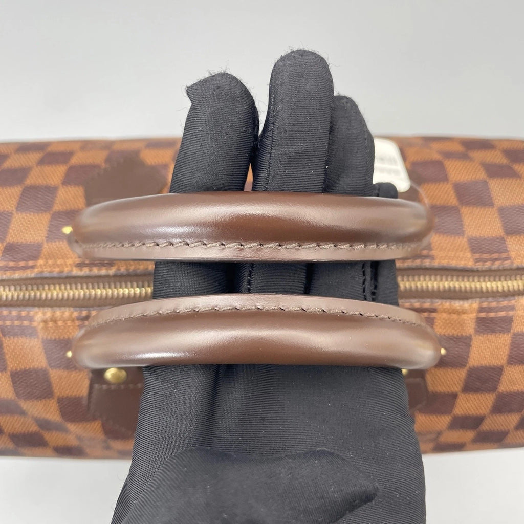 Louis Vuitton Speedy 30 Damier Ebene Tote Top Handle Bag Brown Unisex