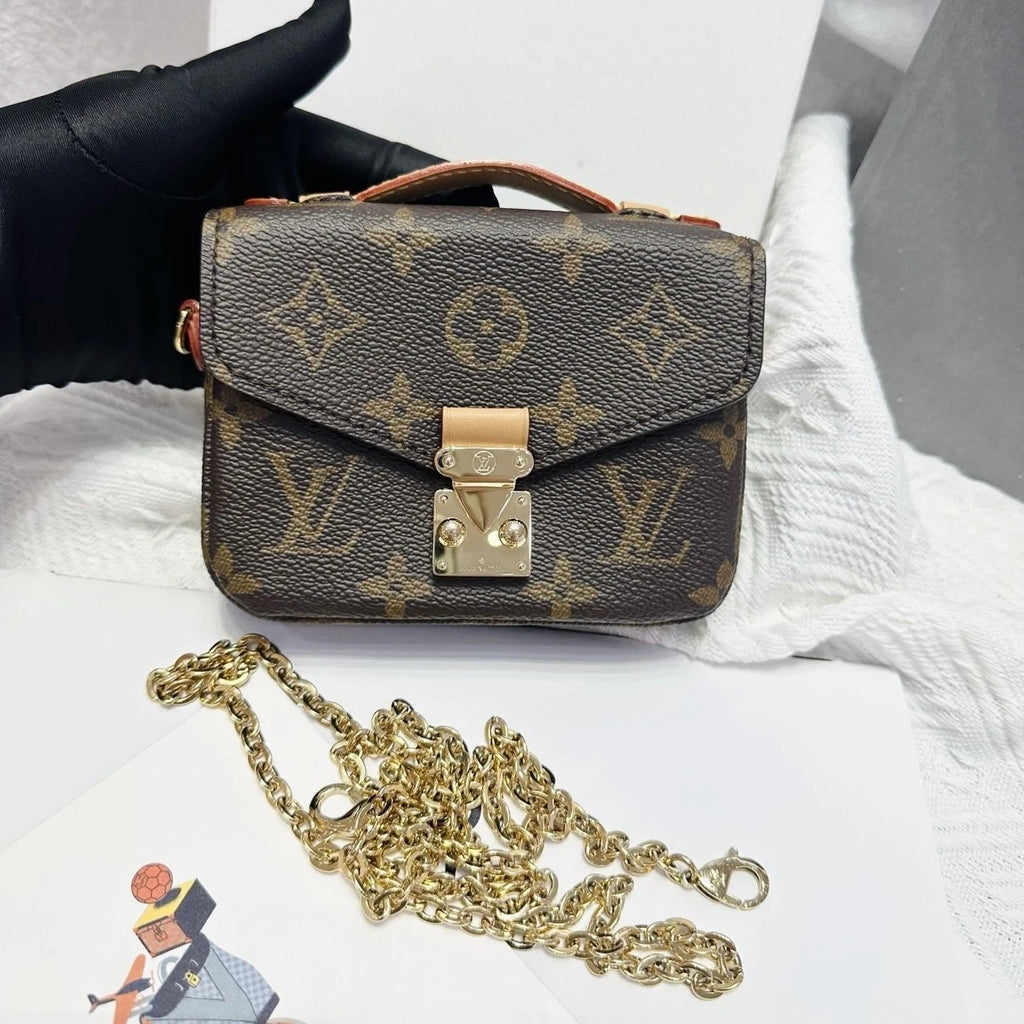 Louis Vuitton Monogram Canvas Mini Messenger Bag For Women