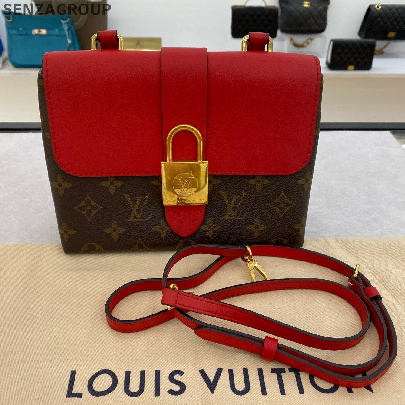 Louis Vuitton Lock BB Monogram Shoulder Crossbody Bag - Classic Women's