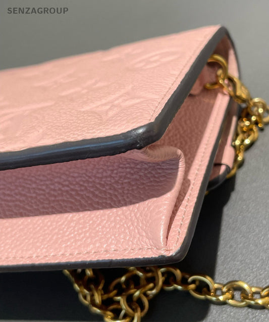 Louis Vuitton Vavin WOC Chain Shoulder Bag Crossbody Pink Gold Women Designer