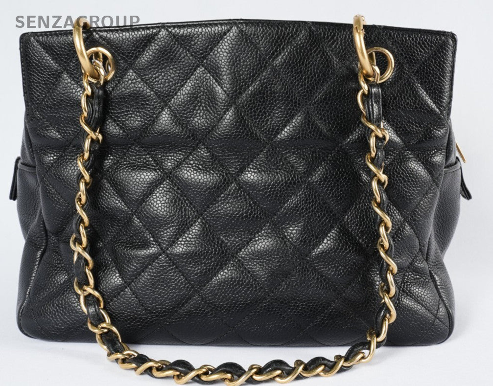 Chanel Quilted Caviar Petite timeless tote