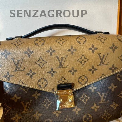 Louis Vuitton Monogram Canvas Messenger Bag in Caramel with Gold Hardware