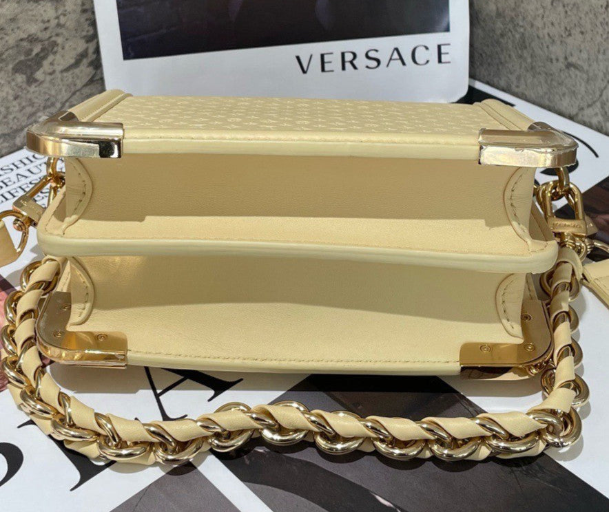 Louis Vuitton Dauphine PM Shoulder Bag Crossbody Yellow Gold Women Classic