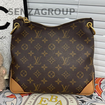 Louis Vuitton Monogram Croissant Shoulder Bag Brown Small Women's Classic