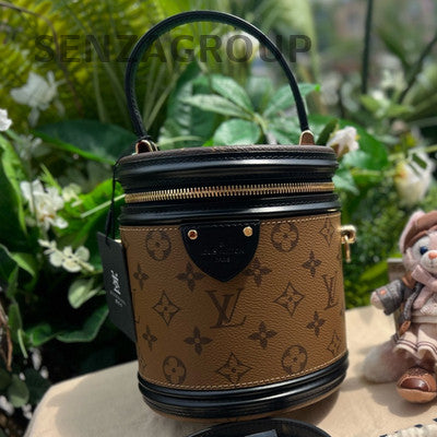 Louis Vuitton Monogram Speedy Handbag Shoulder Bag Brown Gold Buckle