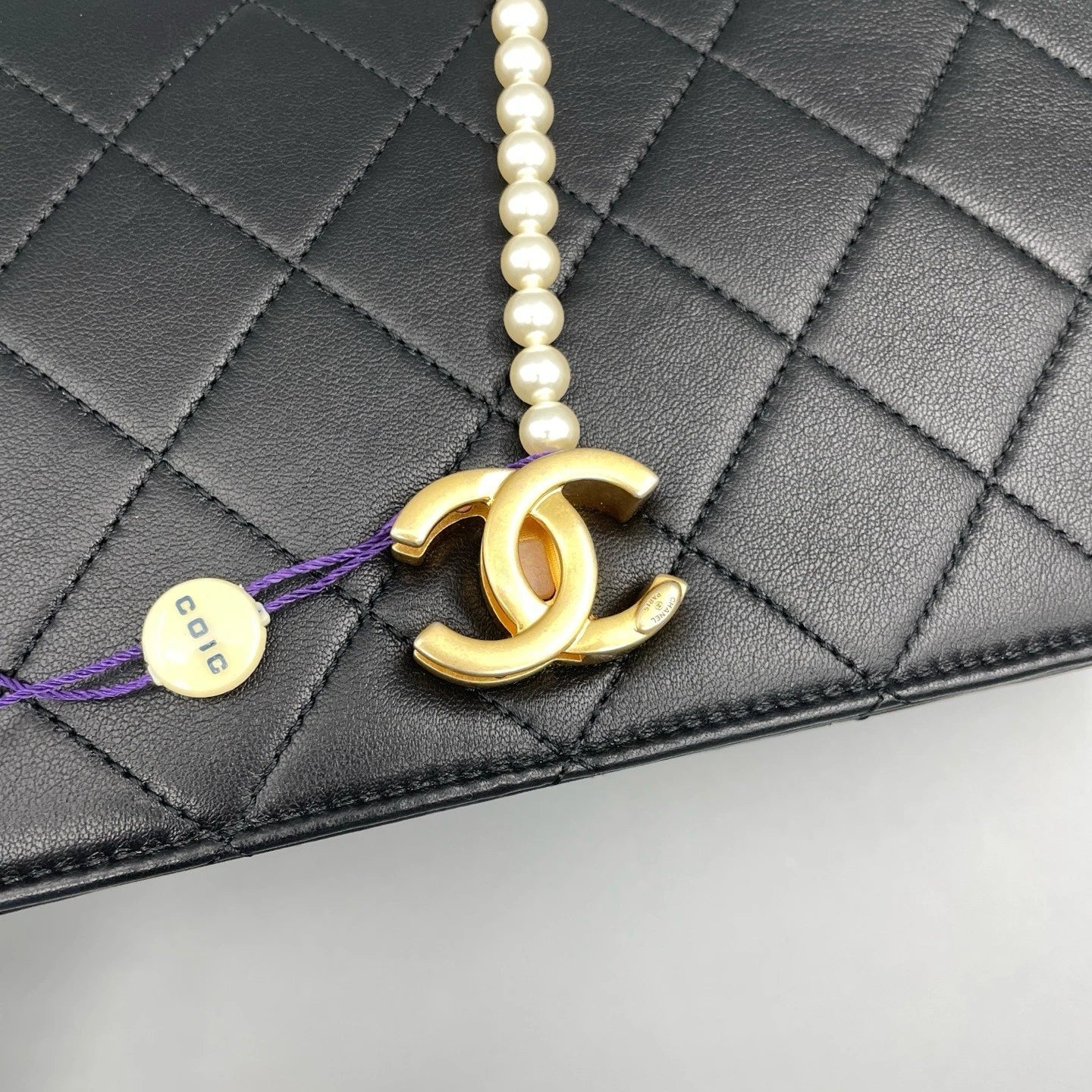 Chanel Quilted Lambskin Clutch Bag For Women