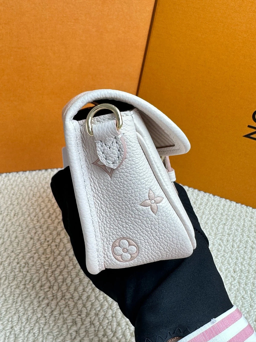 Louis Vuitton Strawberry Milk Nano Diane Monogram Shoulder Bag