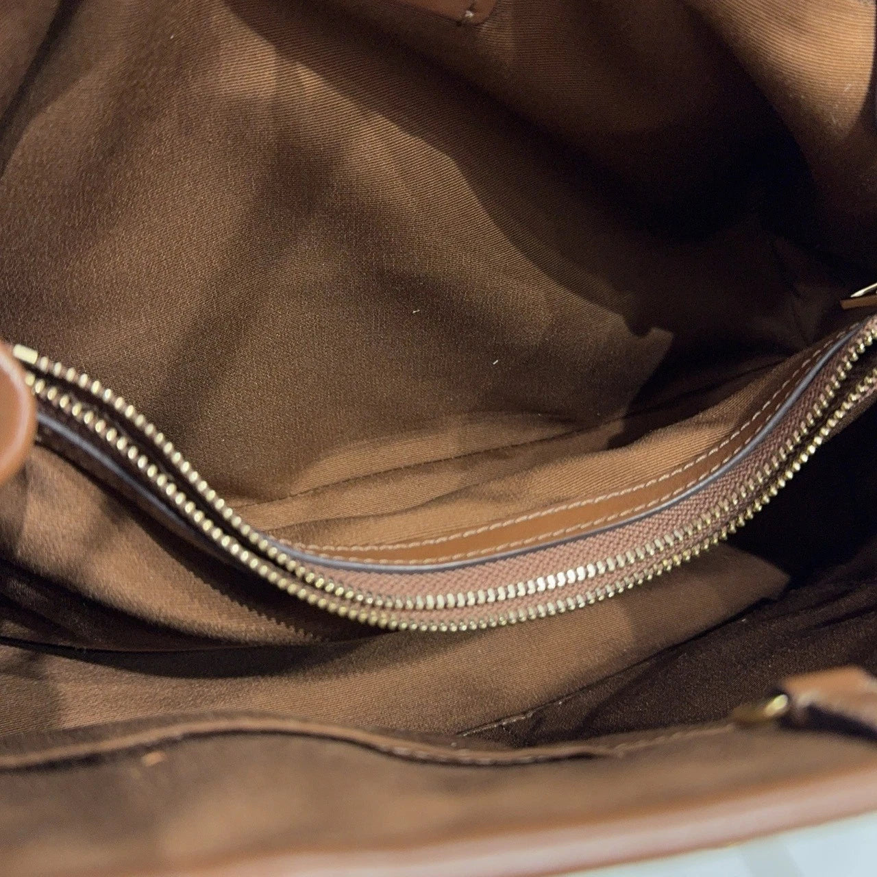Coach Beige Printed Canvas Tote Shoulder Bag For Women