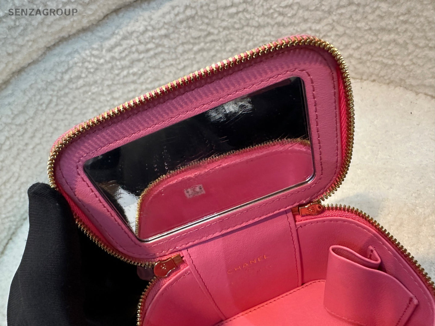 CHANEL Vanity Box Sweet Series Chain Shoulder bag Crossbody Pink Women