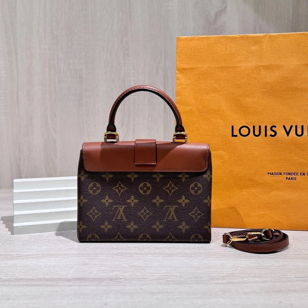 Louis Vuitton Locky BB Monogram Canvas Crossbody Shoulder Bag Women