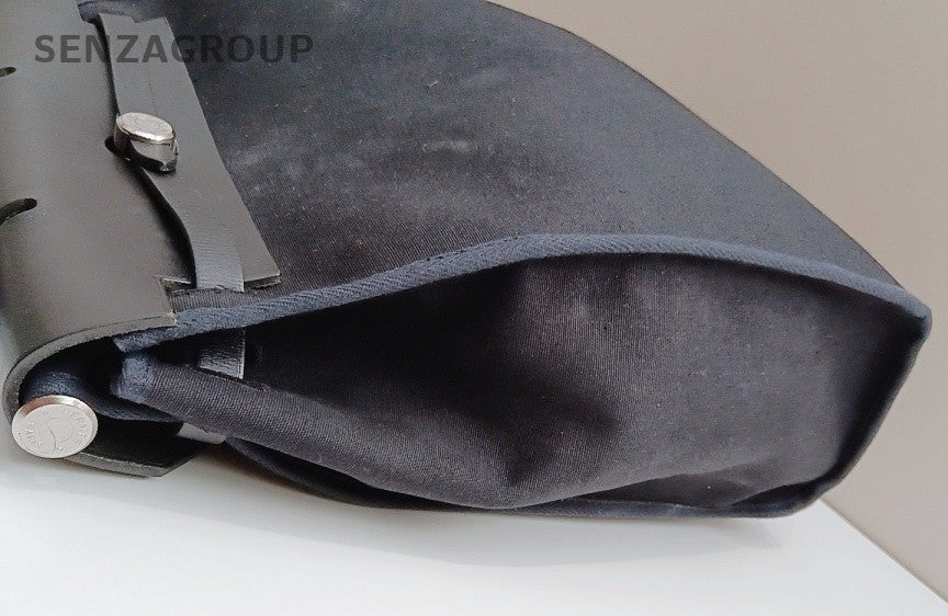 Hermes Herbag Backpack Black Silver Unisex Adults Classic