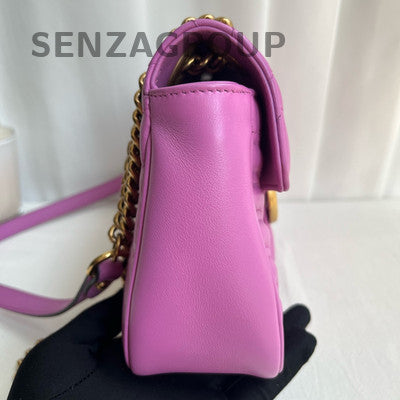 Gucci Purple Marmont 26 Chain Shoulder Bag - Classic Women's Fashion