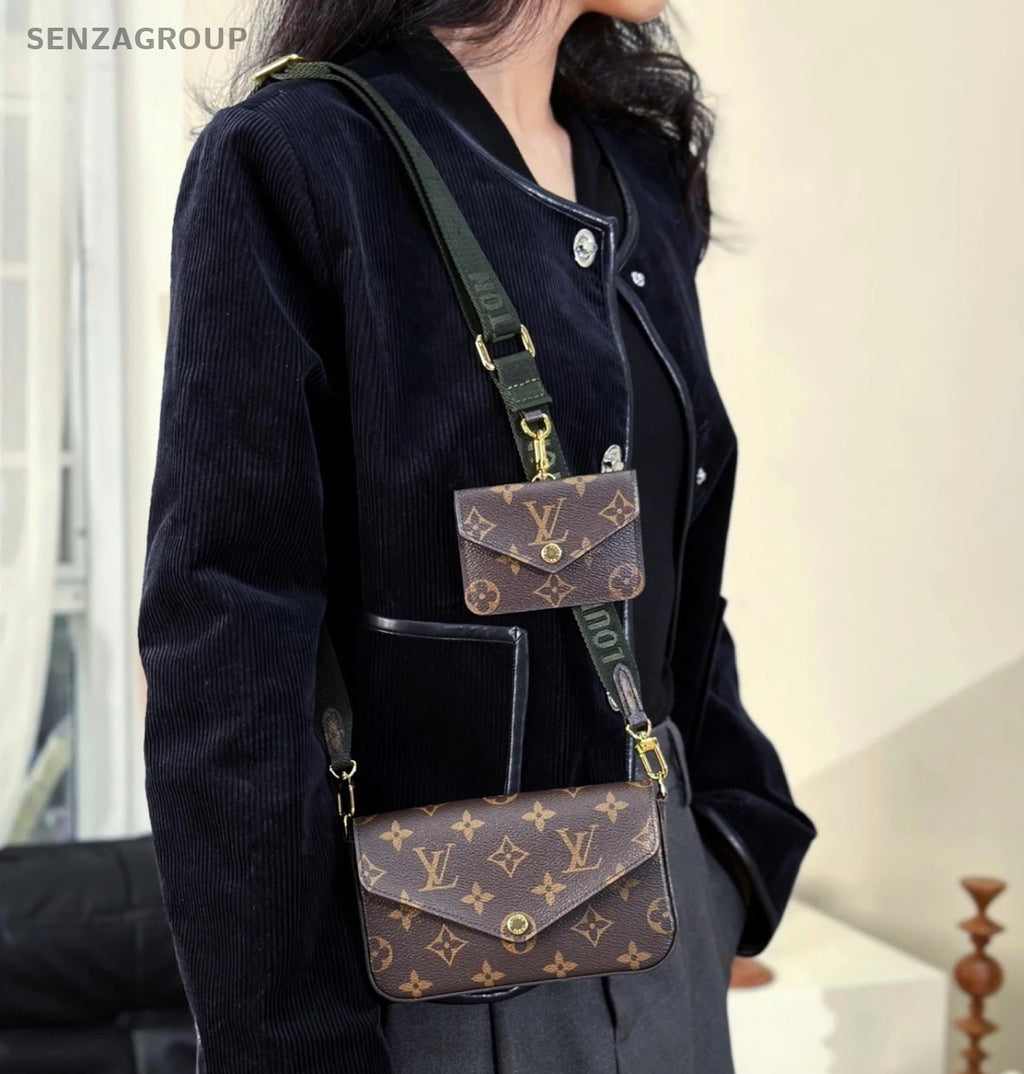 Louis Vuitton Multi Pochette Accessoires Shoulder Bag Canvas New style Women