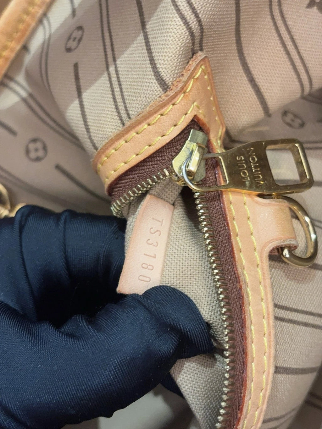 Louis Vuitton Delightful PM Monogram Shoulder Bag Brown Gold Used Women Classic
