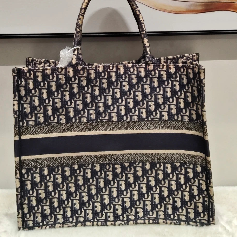 Dior Oblique Monogram Large Tote Bag For Women