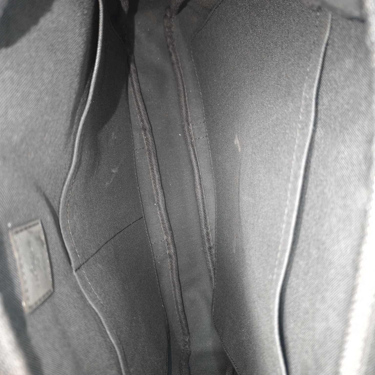 Authentic Louis Vuitton Black Gray Briefcase For Women