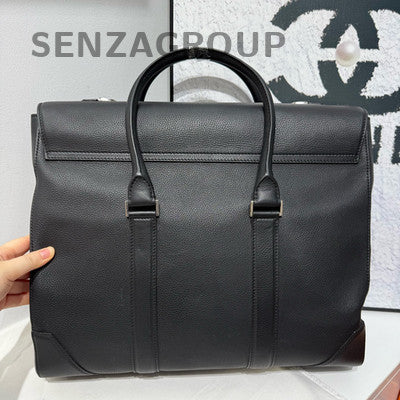 Dior Homme Black Silver Tote Briefcase Messenger Bag Classic Men