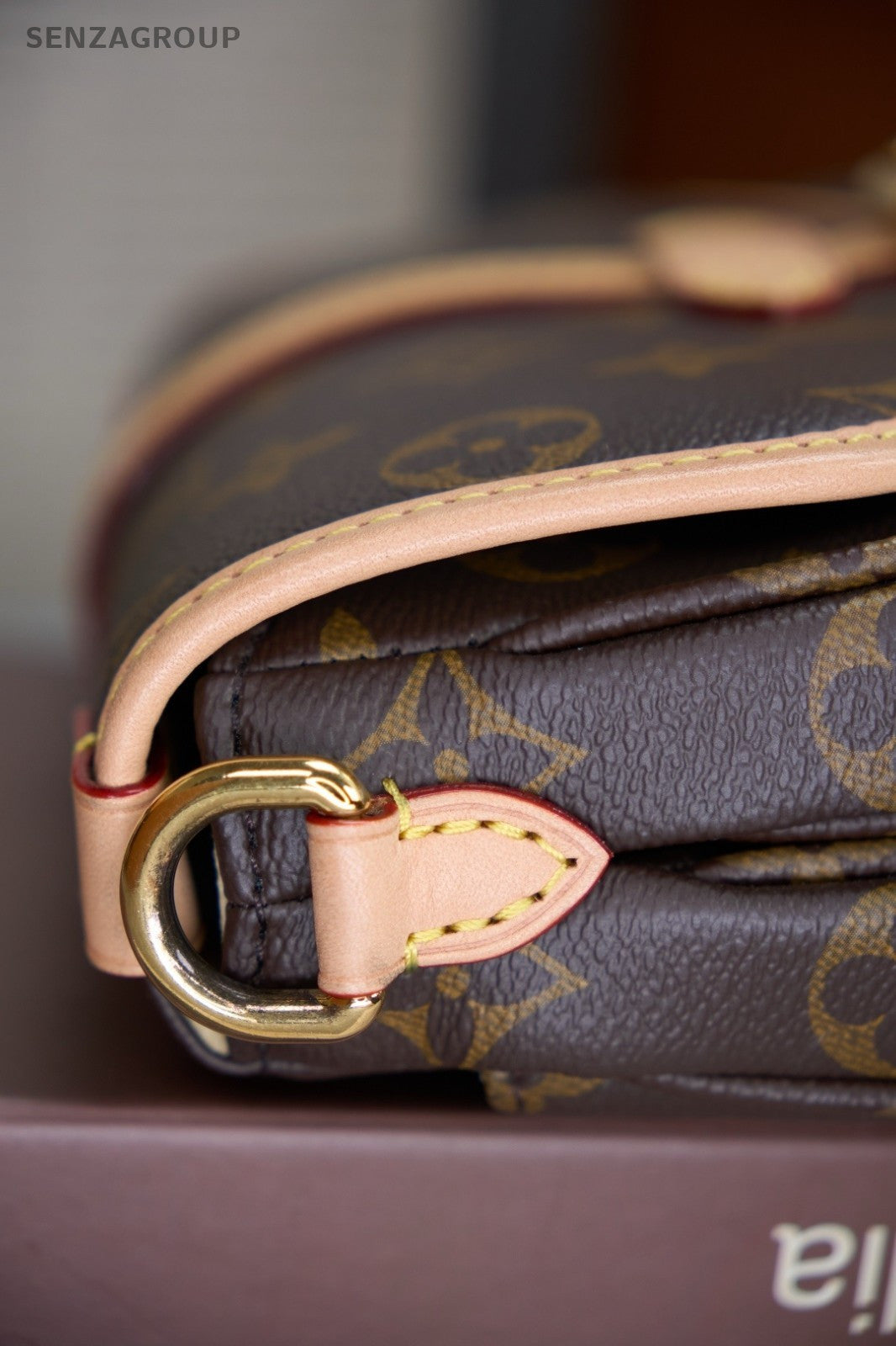Louis Vuitton Gemini BB Monogram Shoulder Crossbody Bag Brown Women