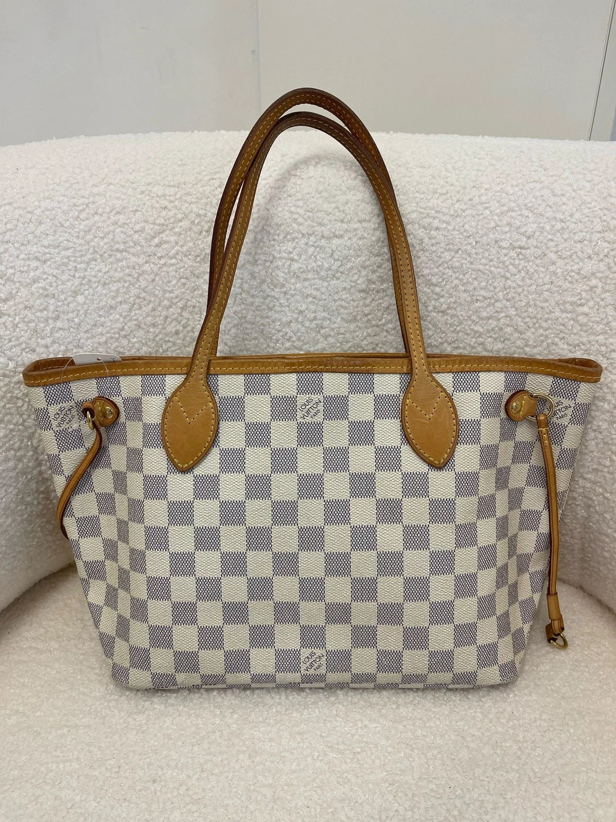 Louis Vuitton Neverfull Damier Shoulder Bag Tote Bag Excellent