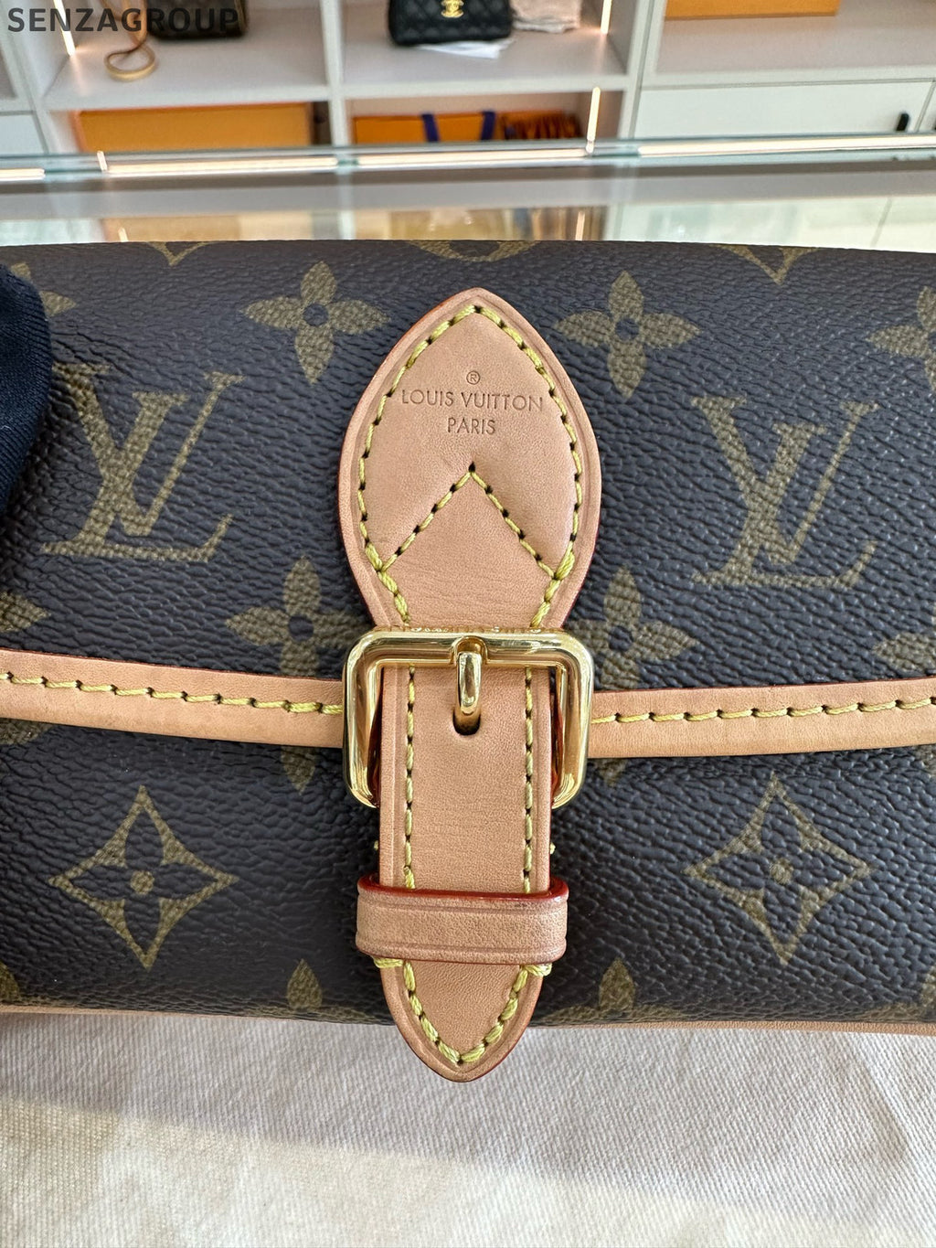 Louis Vuitton NANO Fagotti Monogram Shoulder Crossbody Bag Brown Classic Women
