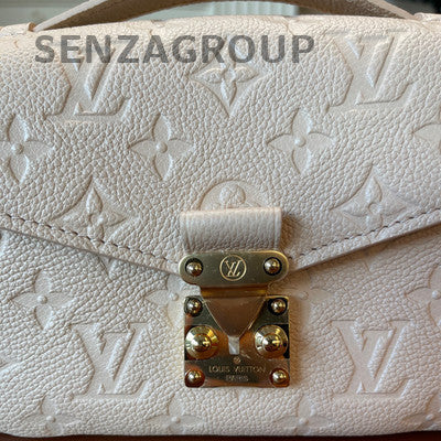 Louis Vuitton Pochette Metis Pink Gold Chain Crossbody Bag Women's Fashion