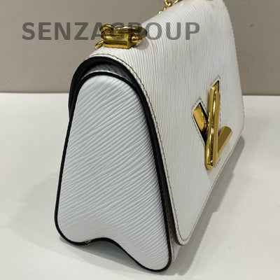 Louis Vuitton Twist Monogram Watercolor White Gold Tote Shoulder Bag