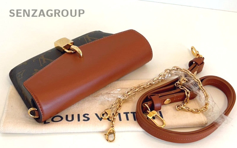 Louis Vuitton Padlock on srtap Chip Version Chain Shoulder Handbag Monogram