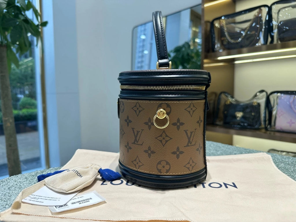Pre-owned Louis Vuitton Canvas Bucket Bag For Women
