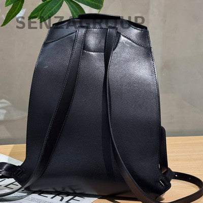 Hermès Black Silver GR24 Backpack Evergrain Leather Unisex Classic