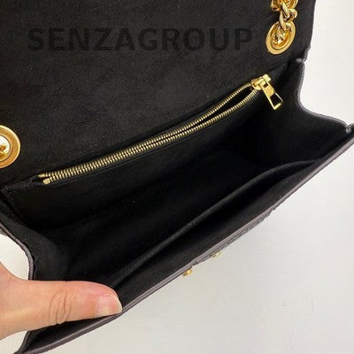 Louis Vuitton Wight Saddle Bag Brown Damier Chain Crossbody Shoulder Bag
