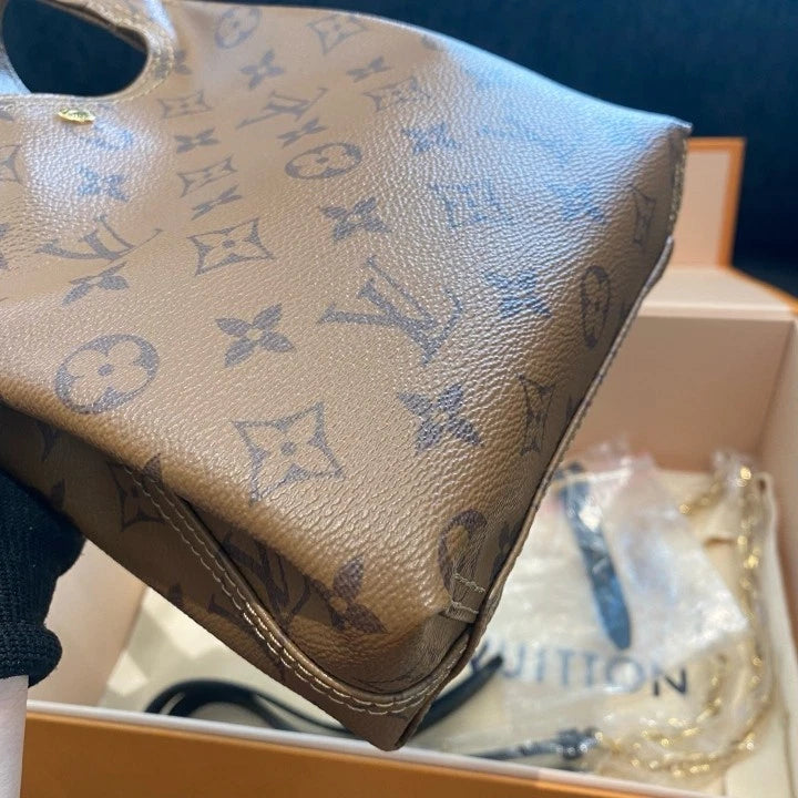 Louis Vuitton Atlantis BB Monogram Bucket Top Handle Crossbody Bag Women D
