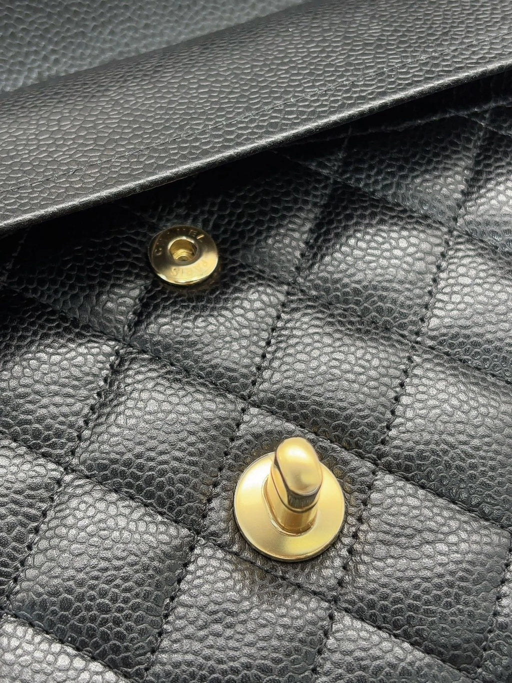 Chanel CF Medium Black Leather Shoulder Bag For Women