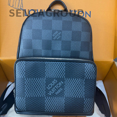 Louis Vuitton Damier Graphite Campus Backpack Grey Silver Unisex Classic