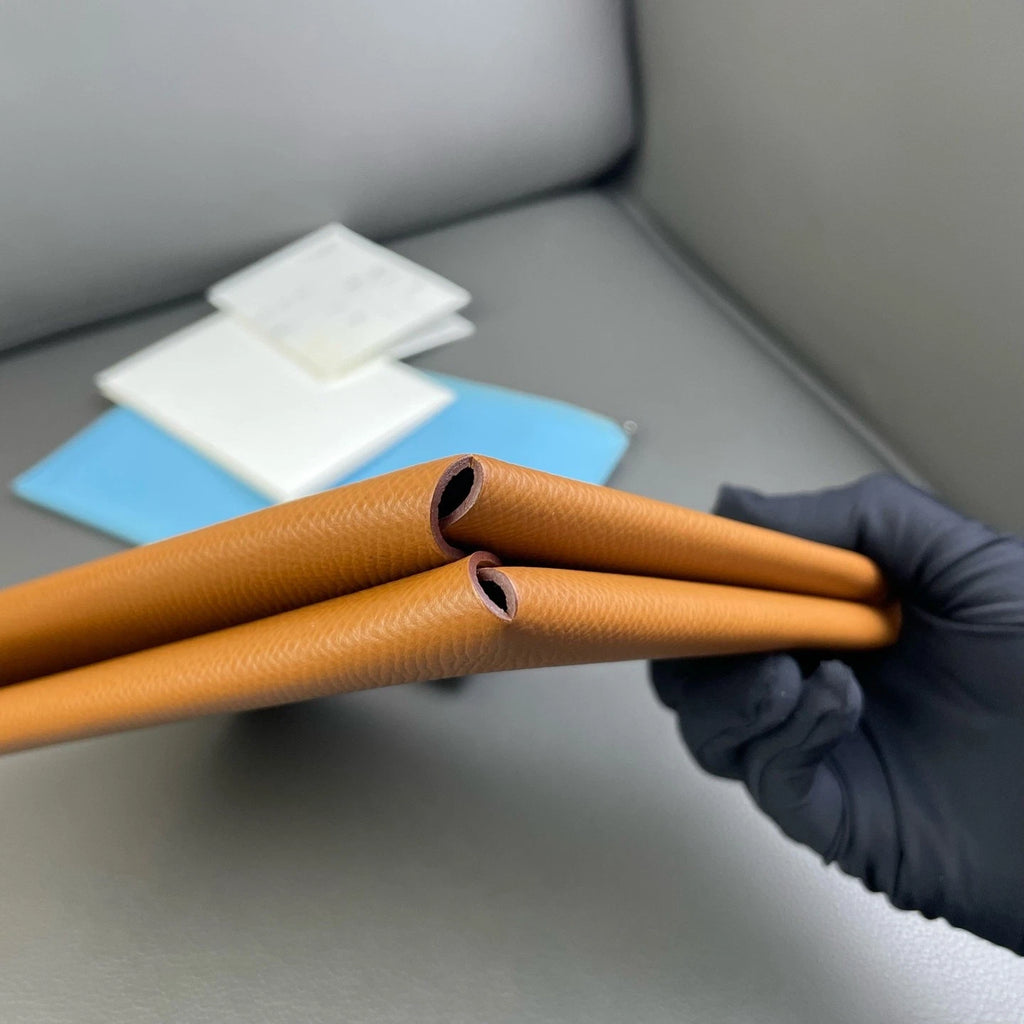 Hermes Calvi Epsom Leather Folded Clutch Bag For Women