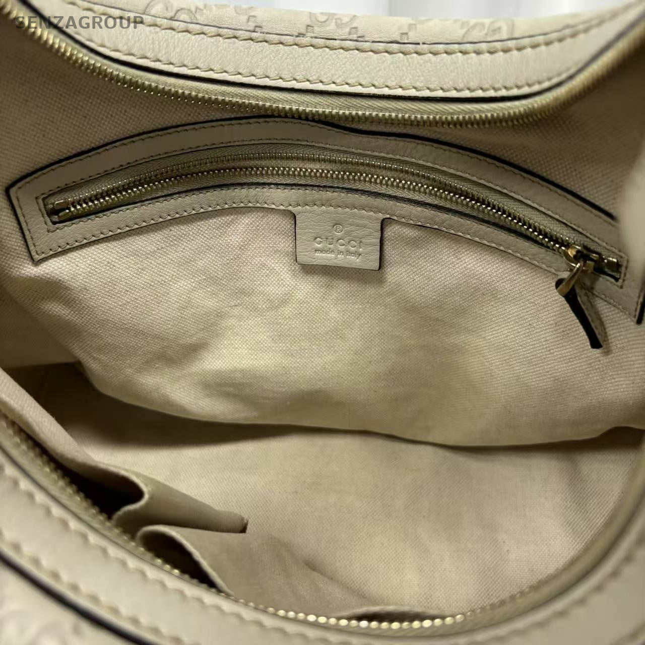 GUCCI Guccissima Lovely White Shoulder bag