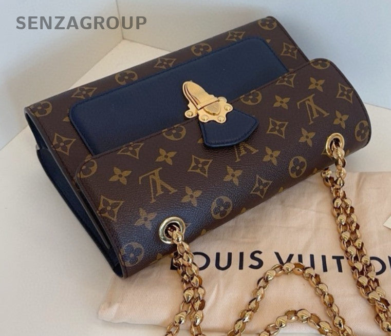 Louis Vuitton Victoire Monogram Chain Strap Shoulder bag Crossbody Women