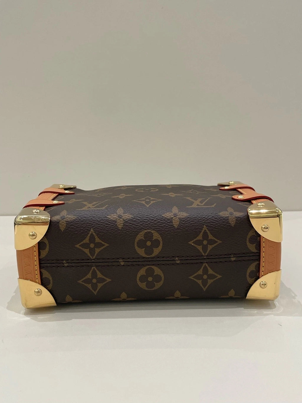 Louis Vuitton Canvas Side Trunk Mini Crossbody Bag For Women