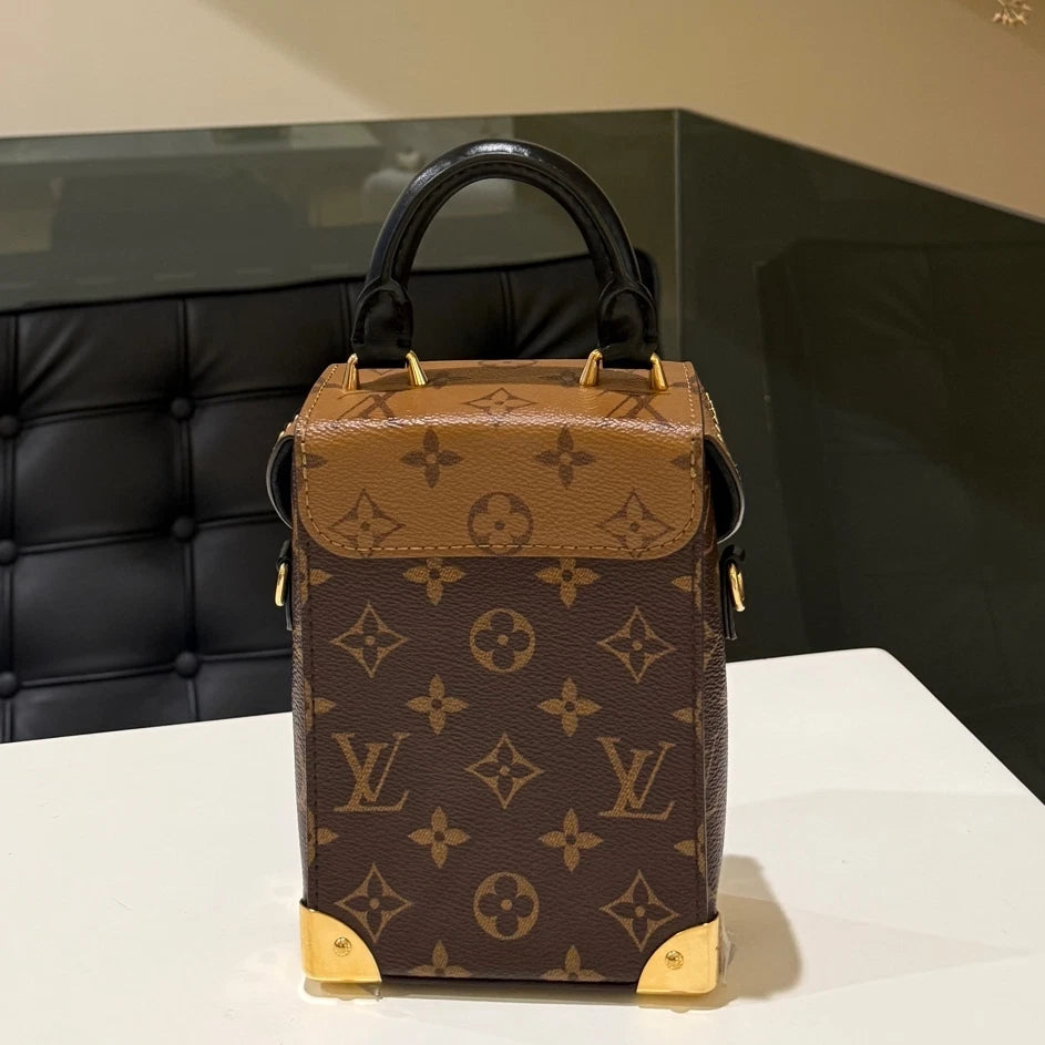 Louis Vuitton Camera Box Monogram Handbag Brown - Classic Women's Bag