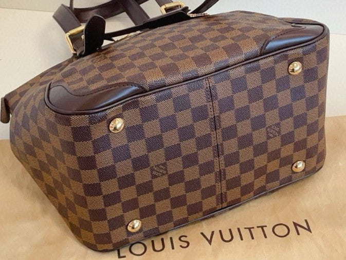 Louis Vuitton Verona MM Shoulder Bag Brown Gold Used Women Classic Designer