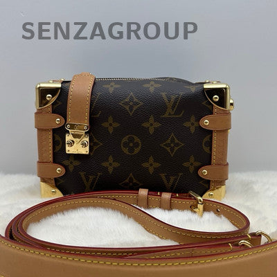 Louis Vuitton Side Trunk PM Monogram Calfskin Crossbody Bag Women