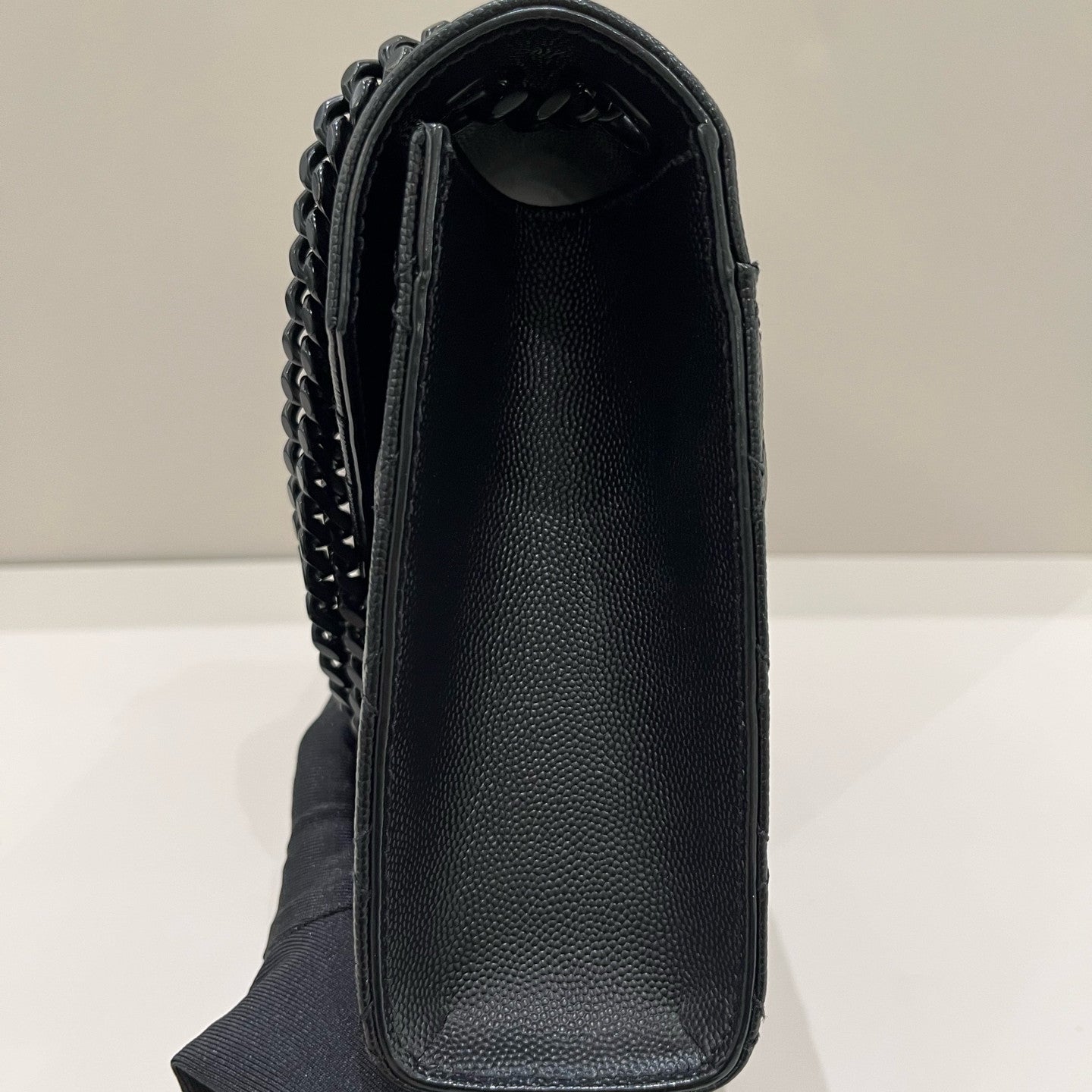 Saint Laurent Black Envelope Chain Shoulder Bag Classic Women's