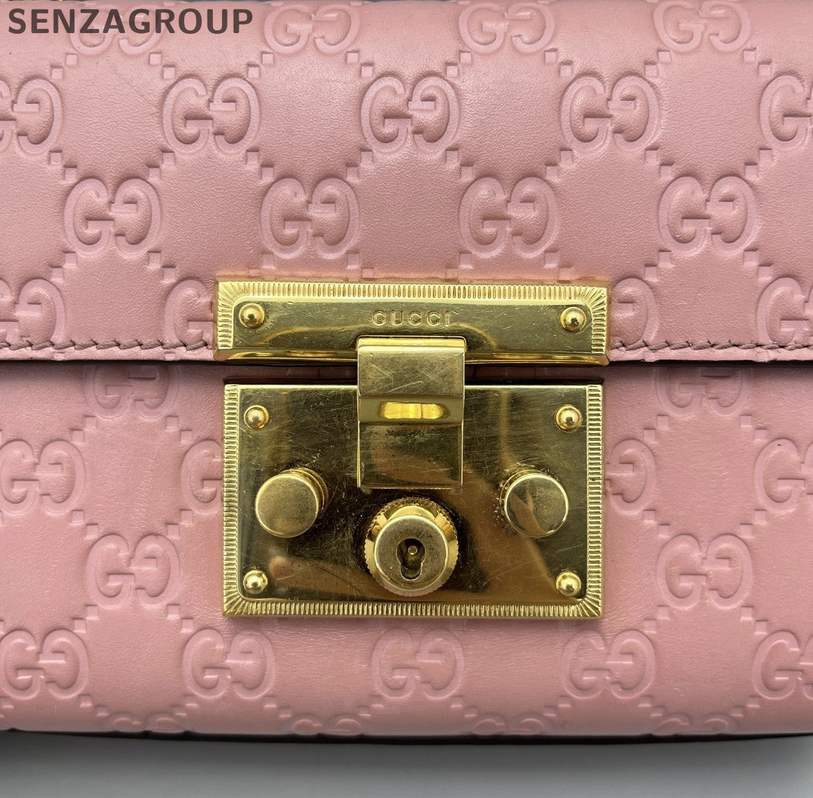 Gucci Small Pink Chain Shoulder Bag - Women's Moonlight Box