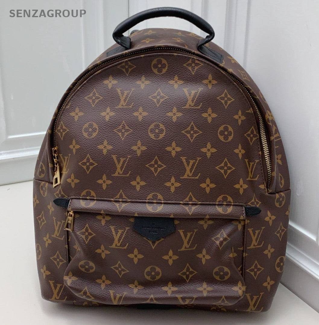 Louis Vuitton Monogram Backpack Brown Gold Unisex Adults Classic