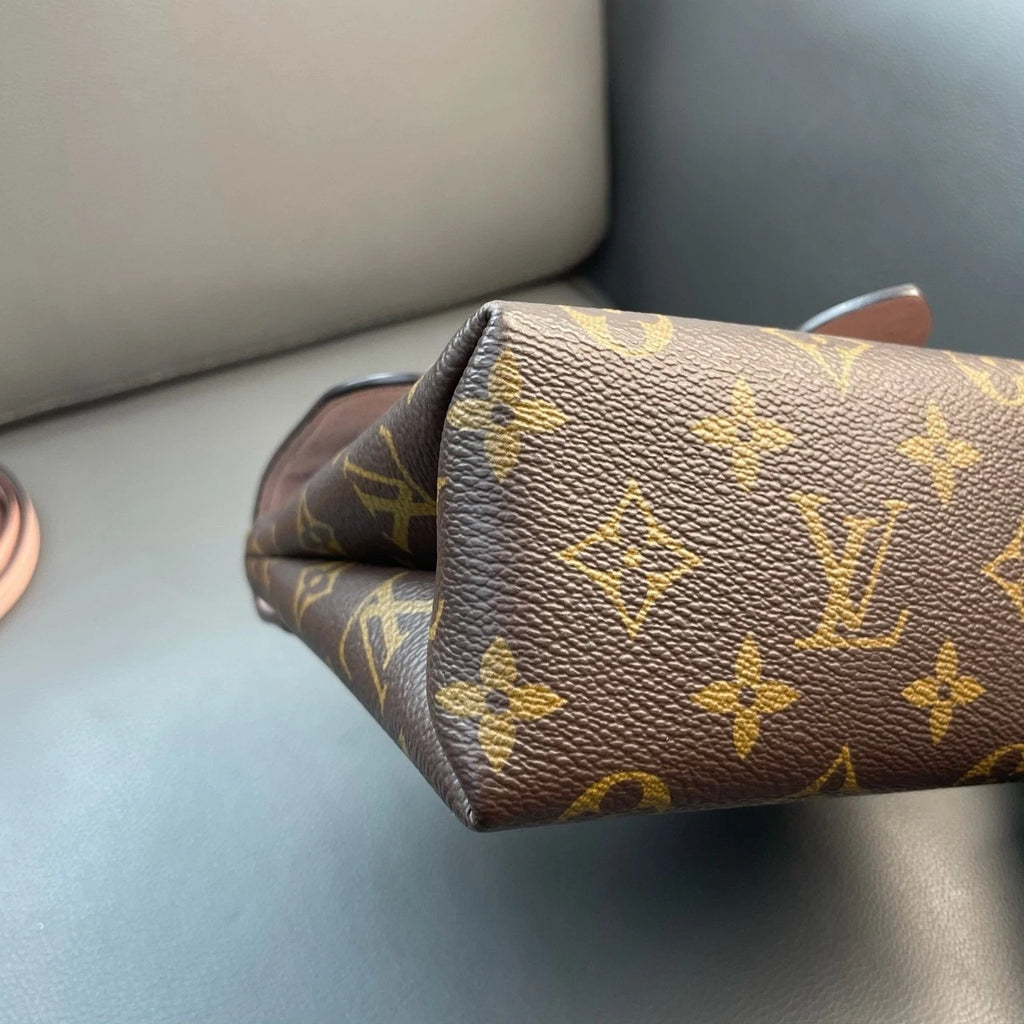 Louis Vuitton Canvas Pink Monogram Locky BB Handbag Crossbody Women