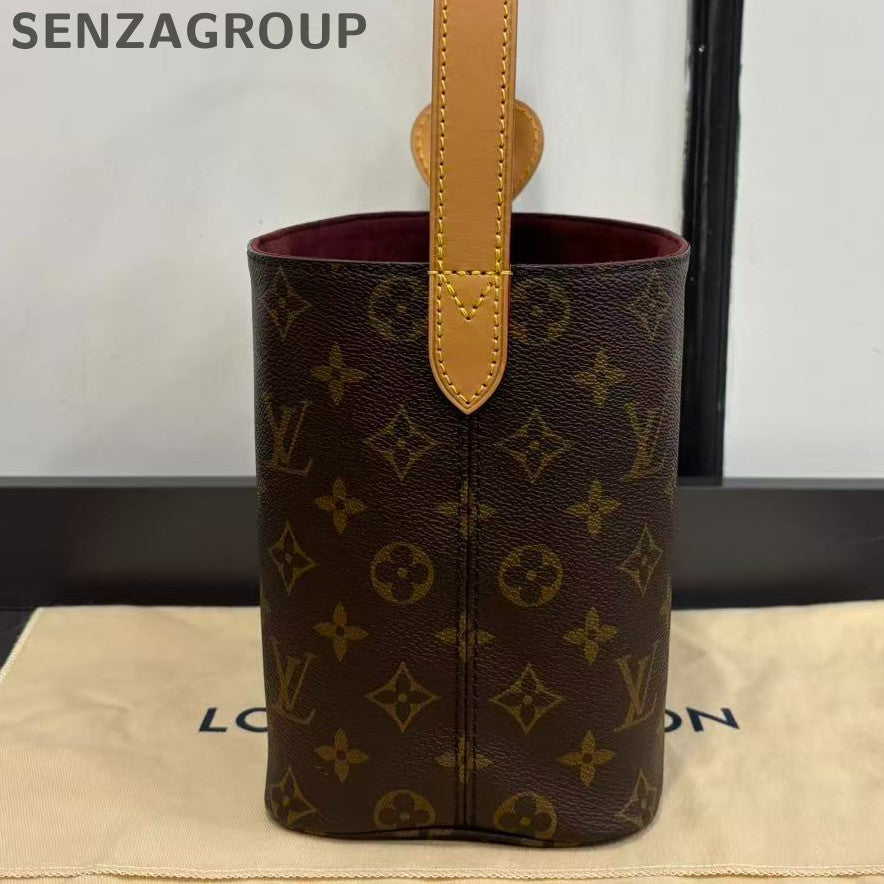 Louis Vuitton All In BB Small Monogram Shoulder Bag Brown Classic Women