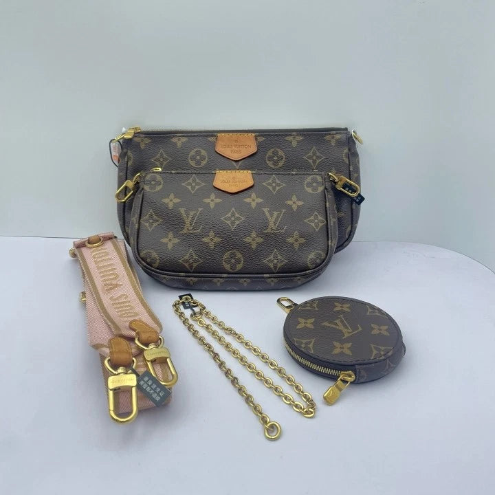 Louis Vuitton Monogram Canvas 5-in-1 Crossbody Chain Bag For Women